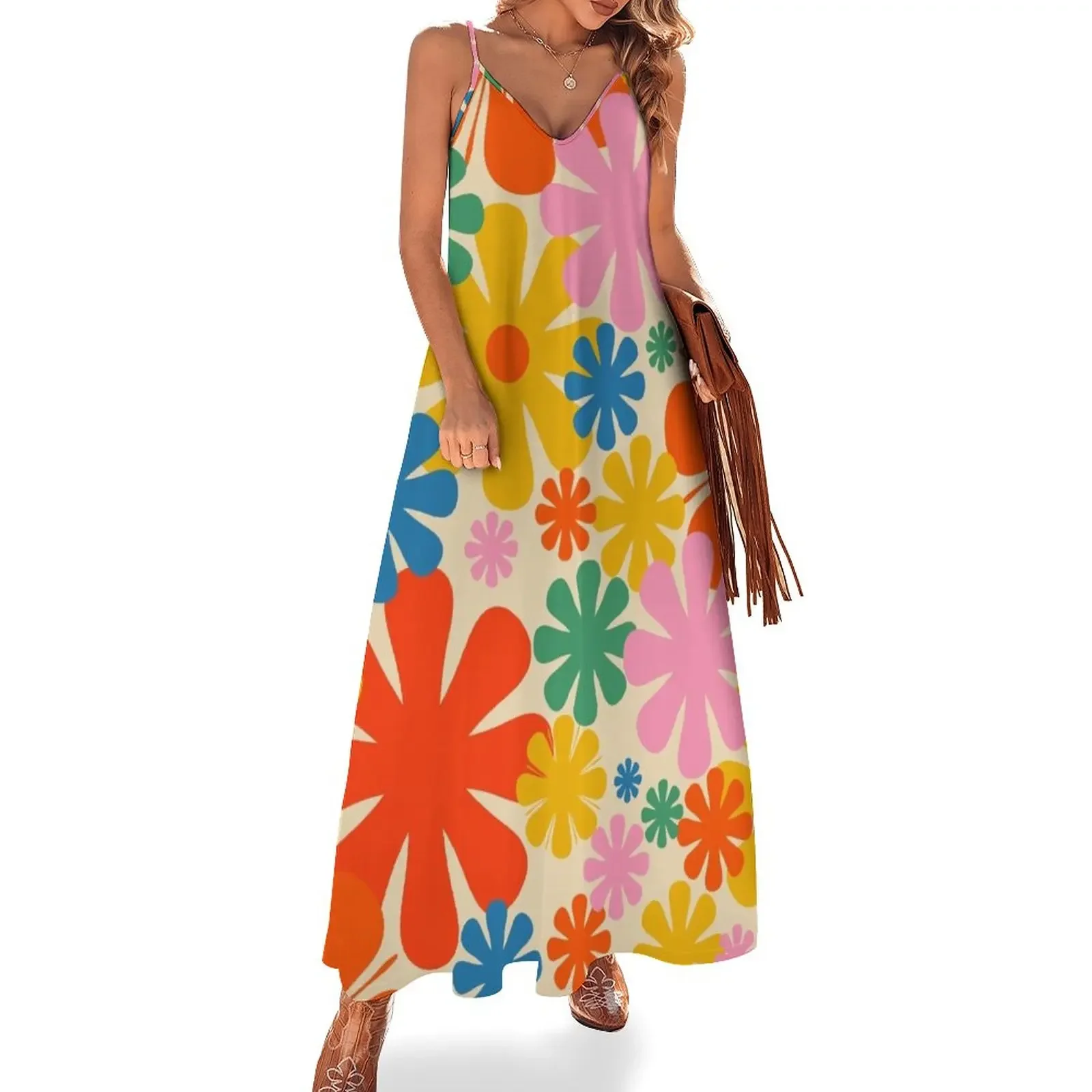 Retro 60s 70s Aesthetic Colorful Floral Pattern Sleeveless Dress summer clothes summer dresses ladies 2025 prom dress Dress
Retro 60s 70s Aesthetic Colorful Floral Pattern Sleeveless Dress summer clothes summer dresses ladies 2025 prom dress Dress