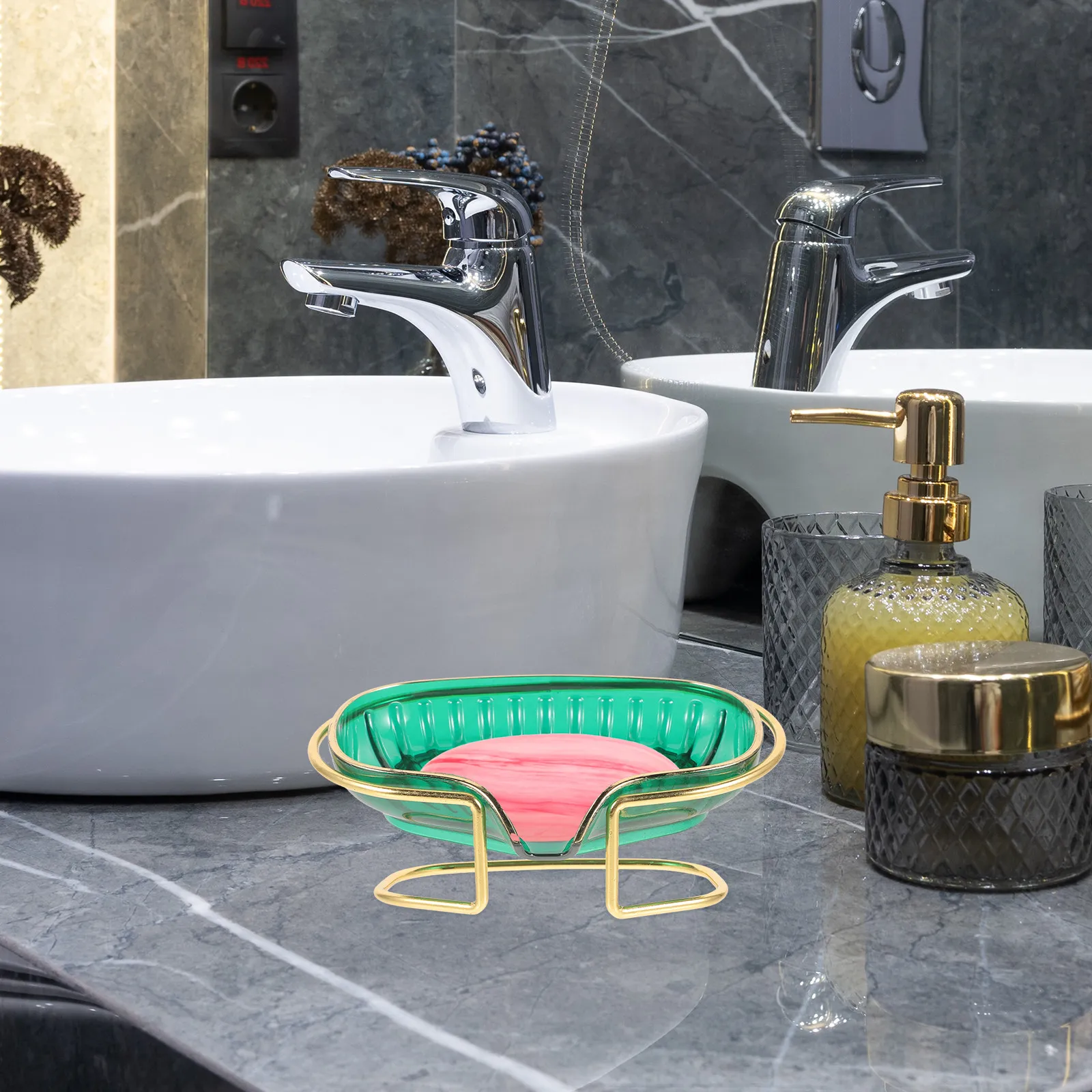 Transparent Soap Dish Special Shaped Soap Holder Household Tilt Drainage Tray Kitchen Bathroom Supplies Organizer
Transparent Soap Dish Special Shaped Soap Holder Household Tilt Drainage Tray Kitchen Bathroom Supplies Organizer