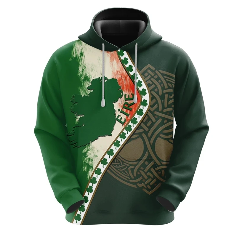 New Fashion Spring and Autumn Men's Hoodie St Patrick's Clover Skull 3D Printed Hoodie Neutral Street Casual Sweatshirt Z0204
New Fashion Spring and Autumn Men's Hoodie St Patrick's Clover Skull 3D Printed Hoodie Neutral Street Casual Sweatshirt Z0204