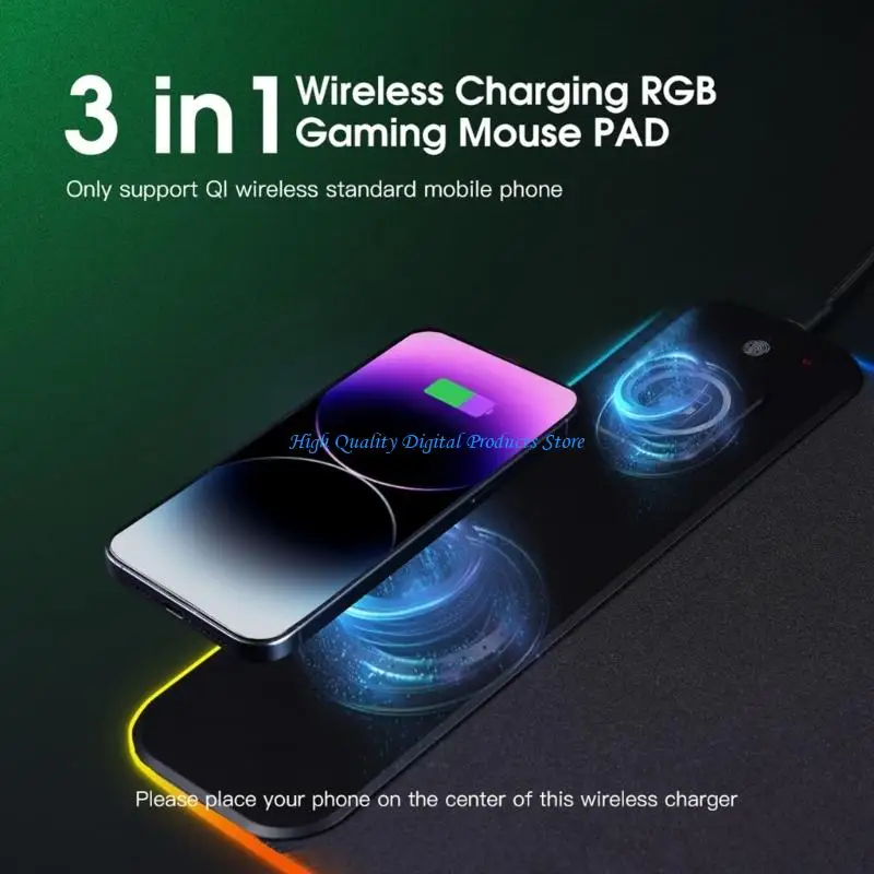 U2JE Premium Waterproof Mousepad Featuring 15W Fast Wireless Charging And Vibranted Color Effects For Gamers Mousepad
U2JE Premium Waterproof Mousepad Featuring 15W Fast Wireless Charging And Vibranted Color Effects For Gamers Mousepad