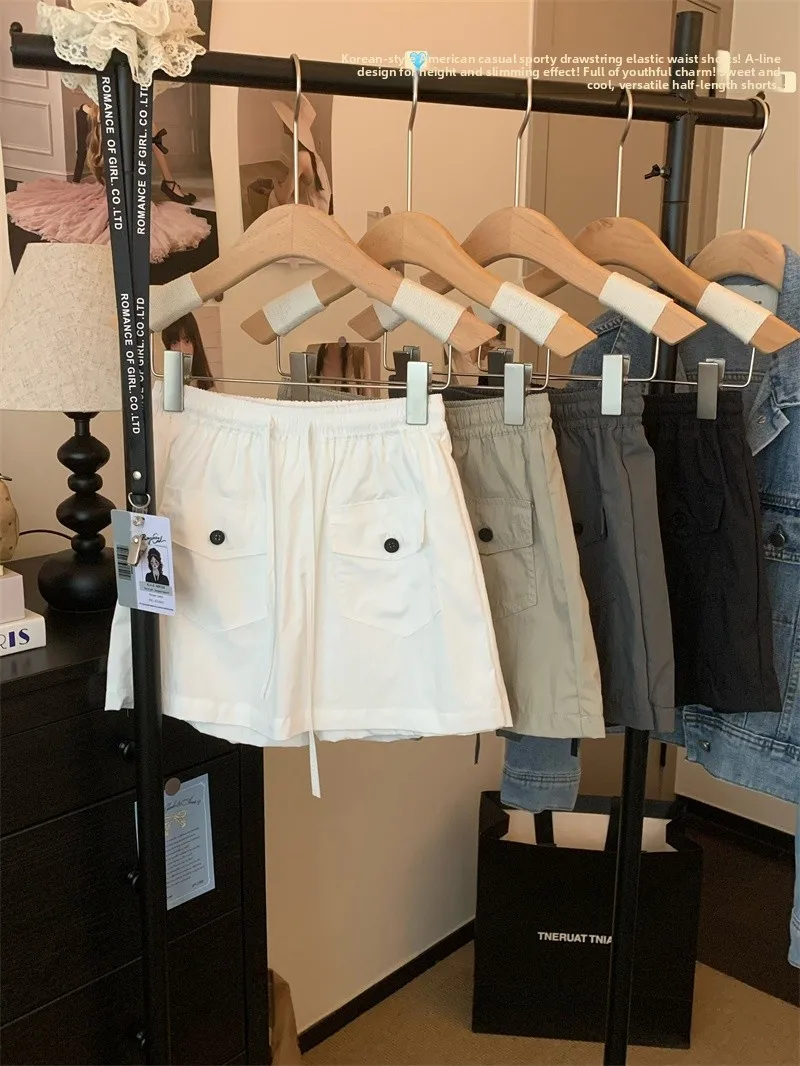 Kumikumi Casual Loose High Waist Drawstring Color Women's Skirt Summer Slimming Versatile Shorts Skirt A-Line Skirt
Kumikumi Casual Loose High Waist Drawstring Color Women's Skirt Summer Slimming Versatile Shorts Skirt A-Line Skirt