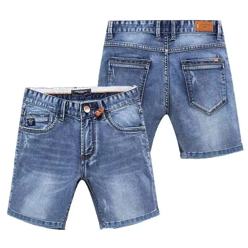 Summer 2026 Men's Slim Straight-leg Mid-length Embroidered 2026 Summer Casual Shorts Trendy Brand Luxury Short Jeans for Man
Summer 2026 Men's Slim Straight-leg Mid-length Embroidered 2026 Summer Casual Shorts Trendy Brand Luxury Short Jeans for Man