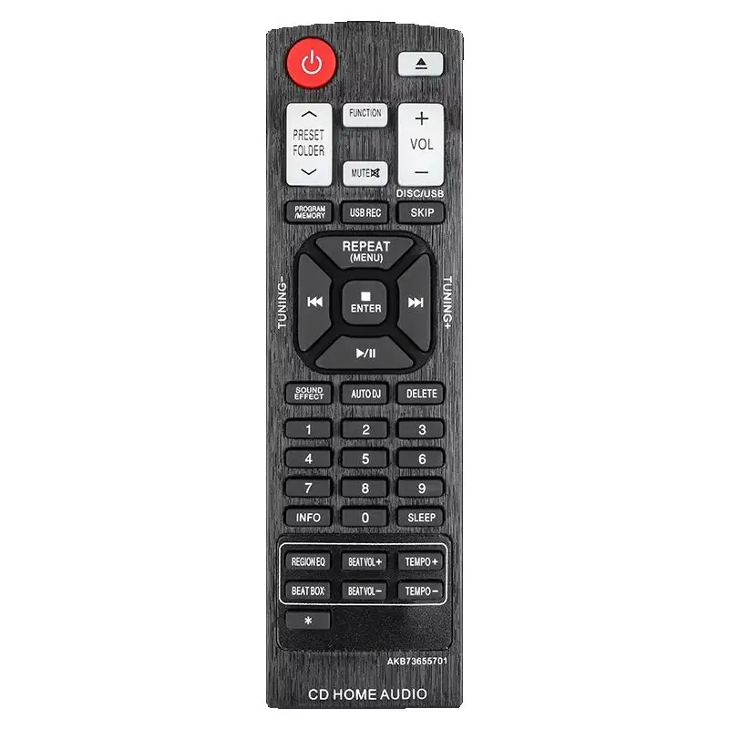 AKB73655701 Remote Control Compatible with LG Home Audio Mini Hi-Fi System CM8520 (CM8520, CMS8520F/S/W) CM9520 (CM9520, CMS9520
AKB73655701 Remote Control Compatible with LG Home Audio Mini Hi-Fi System CM8520 (CM8520, CMS8520F/S/W) CM9520 (CM9520, CMS9520