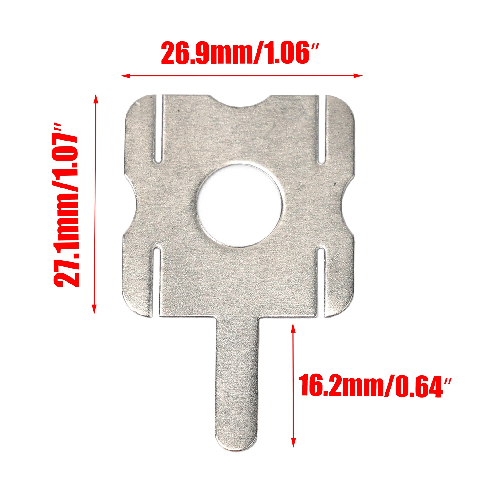 Spot Welding Y-shaped Nickel Strip 26*22mm 5 Set(30PCS) Low Resistivity Nickel-plated Steel Silver Durable Practical
Spot Welding Y-shaped Nickel Strip 26*22mm 5 Set(30PCS) Low Resistivity Nickel-plated Steel Silver Durable Practical