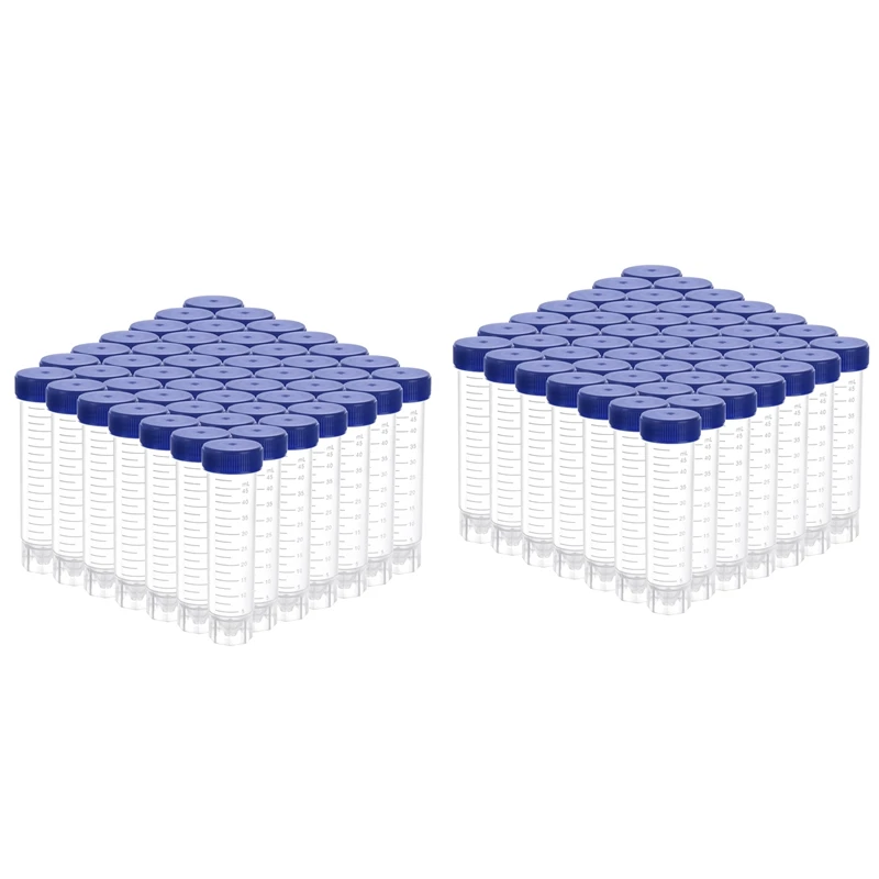 Vertical Centrifuge Tubes, 50 Ml Plastic Test Tubes With Leak-Proof Screw Caps, Polypropylene Container
Vertical Centrifuge Tubes, 50 Ml Plastic Test Tubes With Leak-Proof Screw Caps, Polypropylene Container