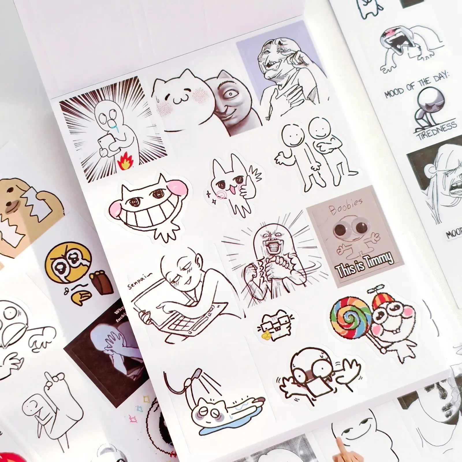 Meme Sticker Book Waterproof Graffiti Stickers for Laptop Water Bottles Journals Phone Case Cool Gifts for Teens Adults
Meme Sticker Book Waterproof Graffiti Stickers for Laptop Water Bottles Journals Phone Case Cool Gifts for Teens Adults