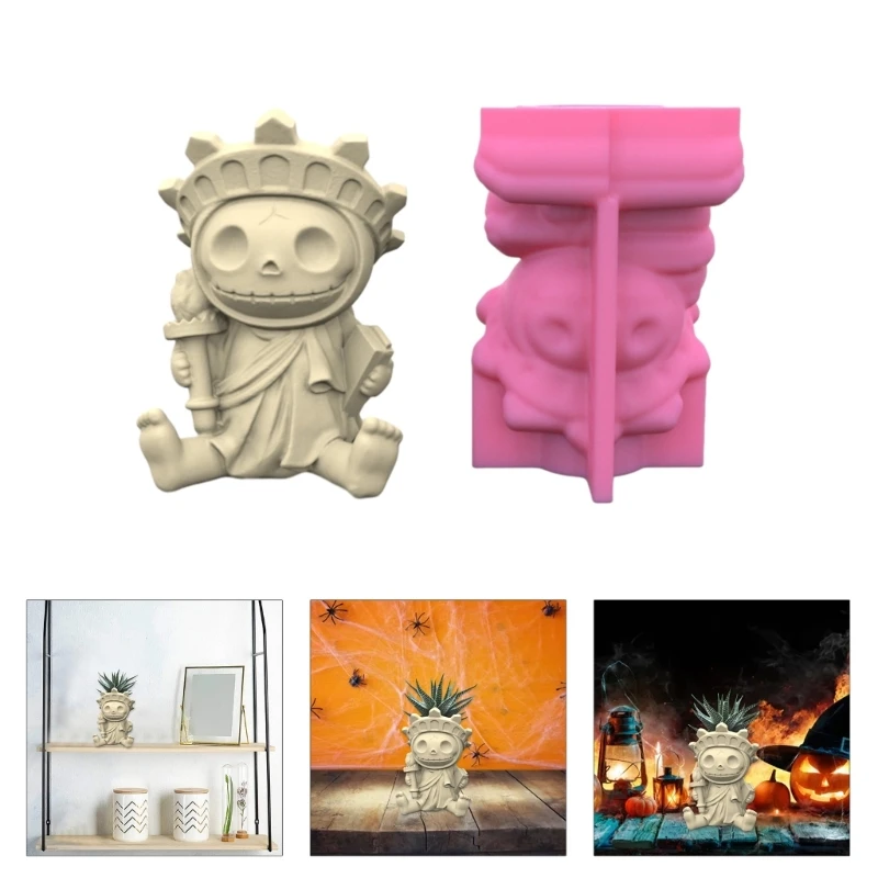 Skull Man Gypsum Silicone Mold Diy Succulents Concrete Flower Pot Vase Plaster Cement Mold Clay Mold Holder Dropship
Skull Man Gypsum Silicone Mold Diy Succulents Concrete Flower Pot Vase Plaster Cement Mold Clay Mold Holder Dropship