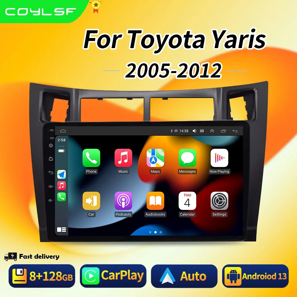 2Din 9" Car Radio For Toyota Yaris 2005-2012 Multimedia Video Player Navigation GPS Wireless Carplay 4G Android 13 Stereo
2Din 9" Car Radio For Toyota Yaris 2005-2012 Multimedia Video Player Navigation GPS Wireless Carplay 4G Android 13 Stereo
