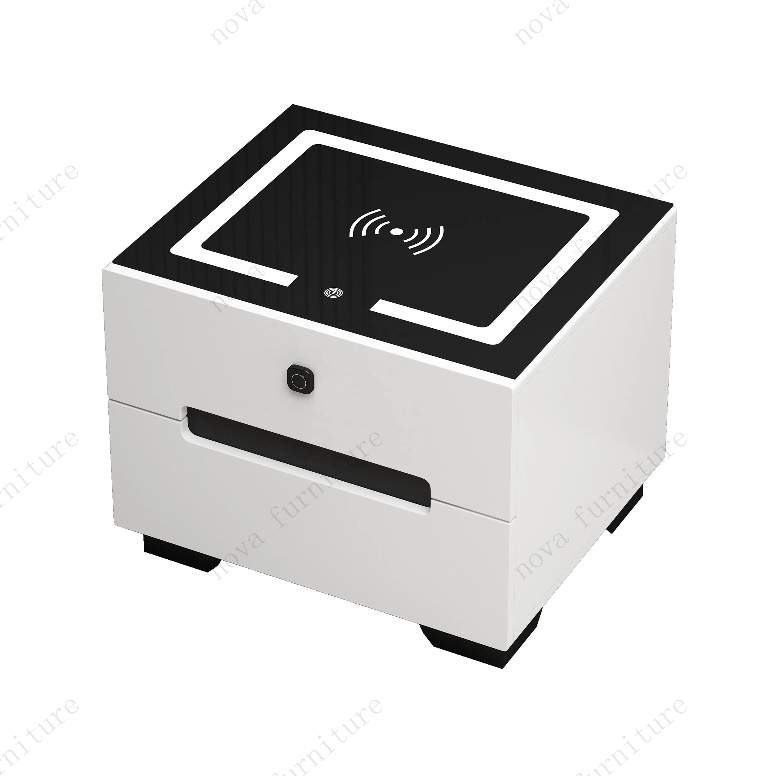 Белый прикроватный столик с 2 выдвижными ящиками, деревянная тумбочка для спальни
Белый прикроватный столик с 2 выдвижными ящиками, деревянная тумбочка для спальни