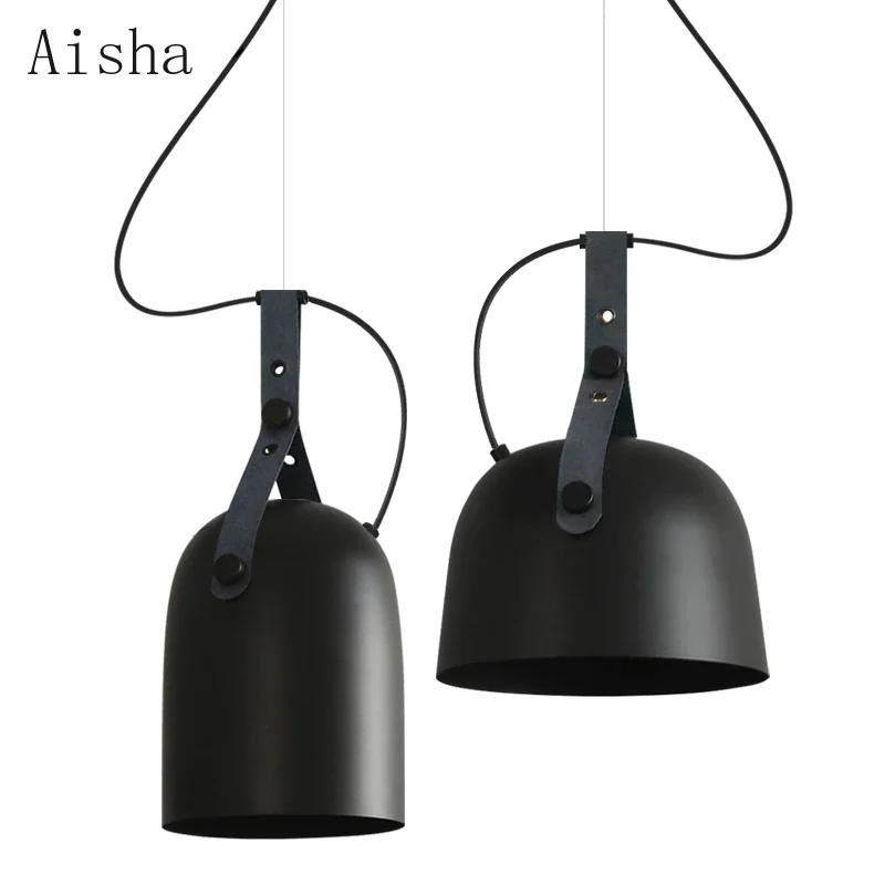 Industrial Vintage Pendant Lights Leather Belt E27 Led Hanging Lamp Home Decor Dining Room Kitchen Lighting Fixtures Luminaire
Industrial Vintage Pendant Lights Leather Belt E27 Led Hanging Lamp Home Decor Dining Room Kitchen Lighting Fixtures Luminaire