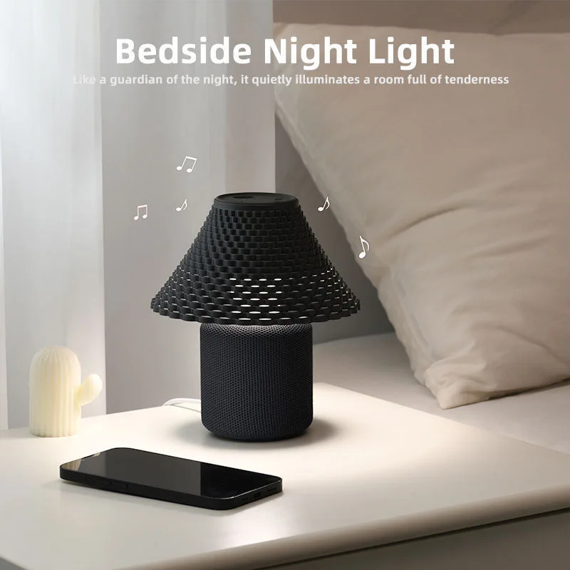 New Gesture Induction Lamp Helps Sleep Music Desk Lamp To Sweep and Dim White Noise Mushroom Nightlight.
New Gesture Induction Lamp Helps Sleep Music Desk Lamp To Sweep and Dim White Noise Mushroom Nightlight.