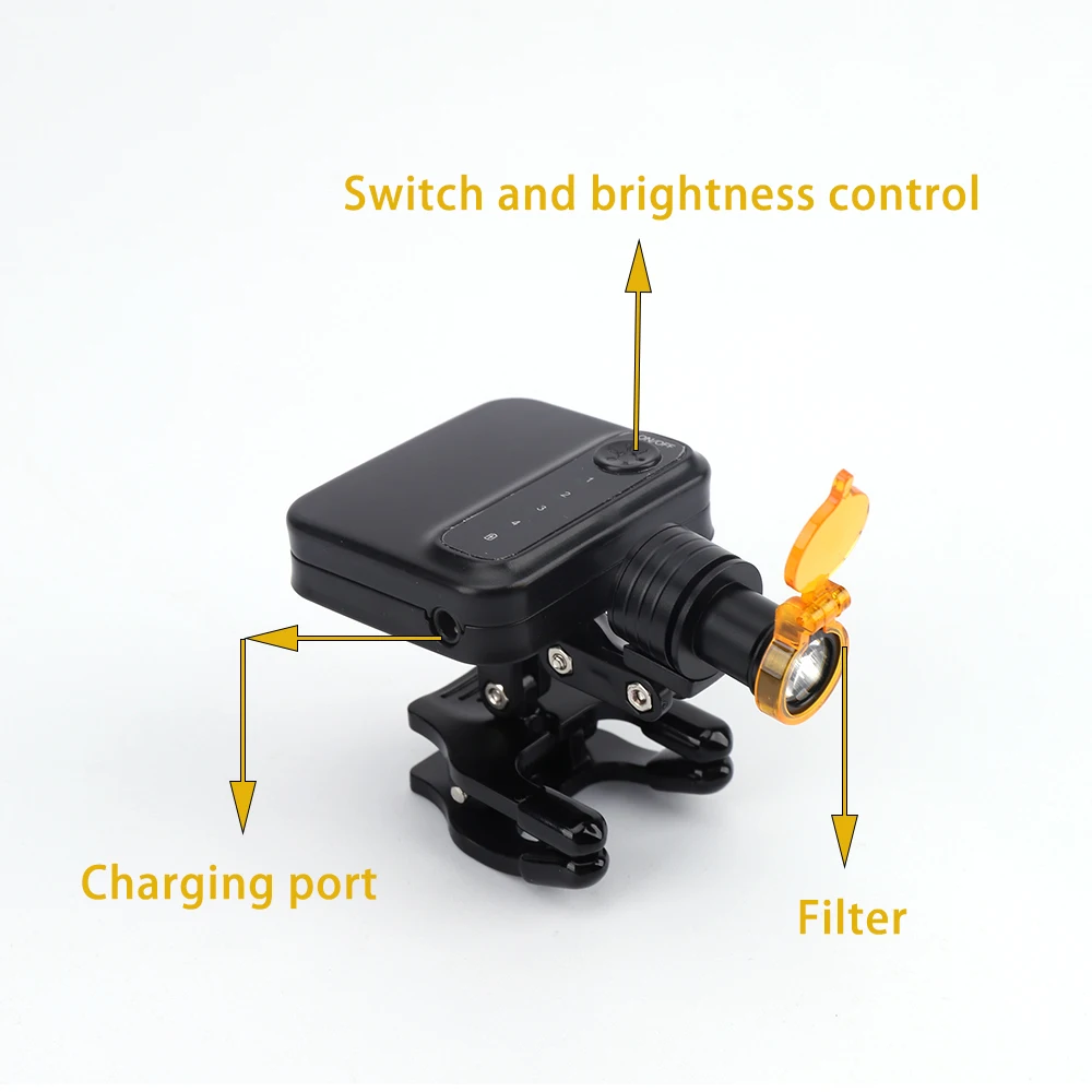 5w Dental Headlight Wireless LED Light with 2 Battery Surgical Front Light for Dental Loupes LED Lamp Surgical Headlamp
5w Dental Headlight Wireless LED Light with 2 Battery Surgical Front Light for Dental Loupes LED Lamp Surgical Headlamp