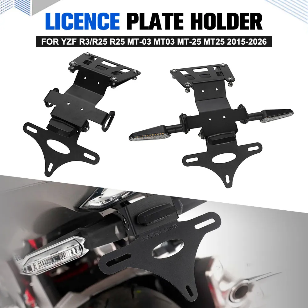License Plate Holder For Yamaha YZF R3/R25 R25 MT-03 MT03 MT-25 MT25 2015-2016-2017-2018-2019-2020-2021-2022-2023-2024-2025-2026
License Plate Holder For Yamaha YZF R3/R25 R25 MT-03 MT03 MT-25 MT25 2015-2016-2017-2018-2019-2020-2021-2022-2023-2024-2025-2026