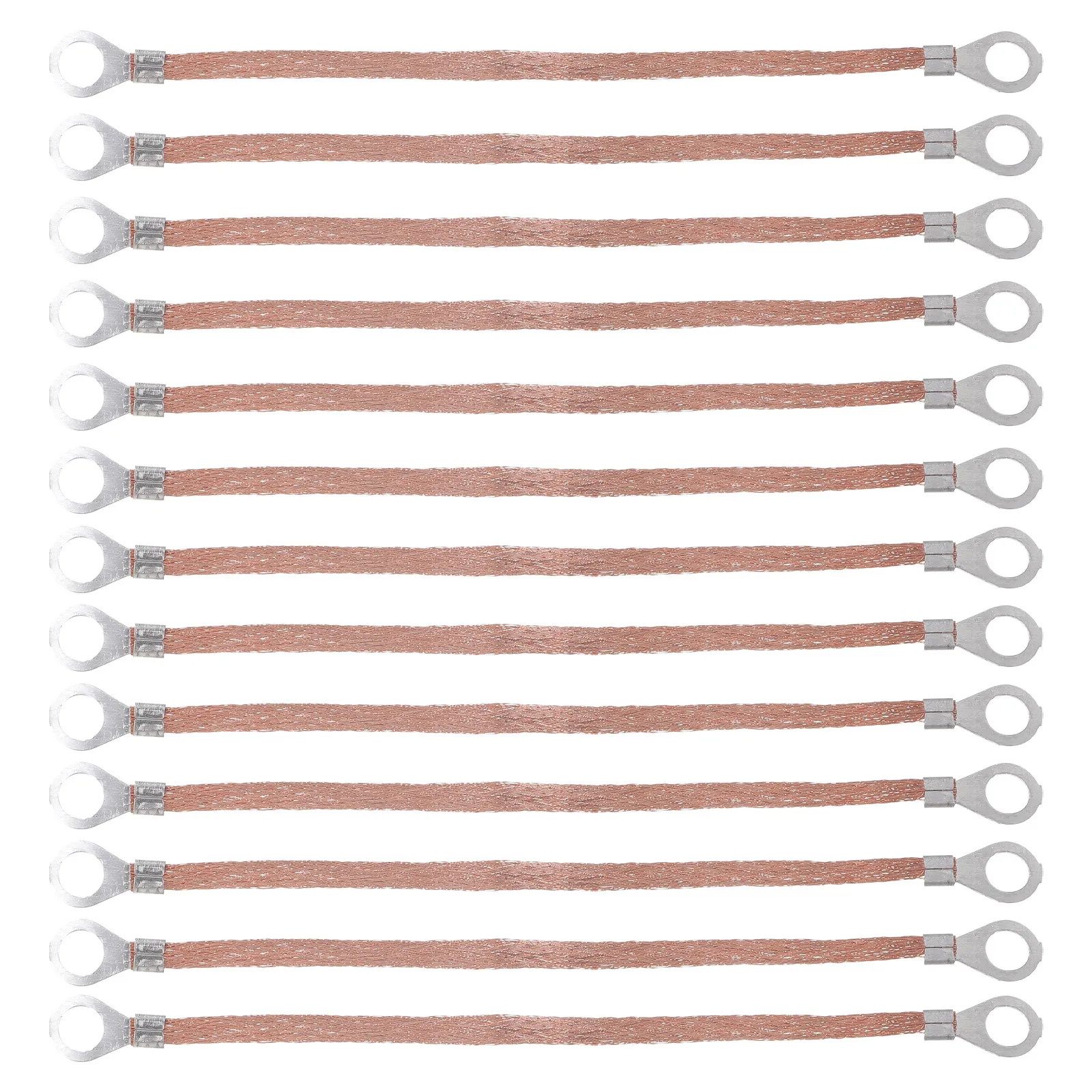 100Pcs Ground Lead Wire Copper Braided Flat Connection Line for High Voltage Equipment Grounding Wire Straps Shielding Cable
100Pcs Ground Lead Wire Copper Braided Flat Connection Line for High Voltage Equipment Grounding Wire Straps Shielding Cable