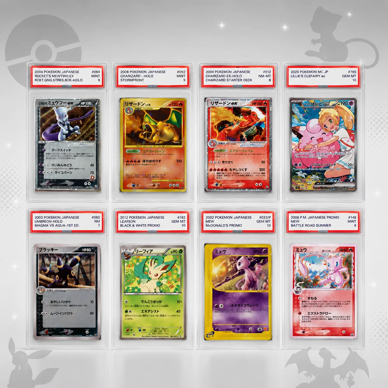 DIY Self-made Anime PTCG CHARIZARD LILLIE'S CLEFAIRY UMBREON 10Points Rare Rating Card Japanese version Collecting Card Gift
DIY Self-made Anime PTCG CHARIZARD LILLIE'S CLEFAIRY UMBREON 10Points Rare Rating Card Japanese version Collecting Card Gift