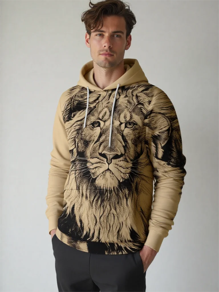Funny 3D Lion Pattern Men's Hoodies Hip Hop Trend Clothes Autumn Winter Casual Long Sleeved Sweatshirts Fashion Loose Hoodie Top
Funny 3D Lion Pattern Men's Hoodies Hip Hop Trend Clothes Autumn Winter Casual Long Sleeved Sweatshirts Fashion Loose Hoodie Top
