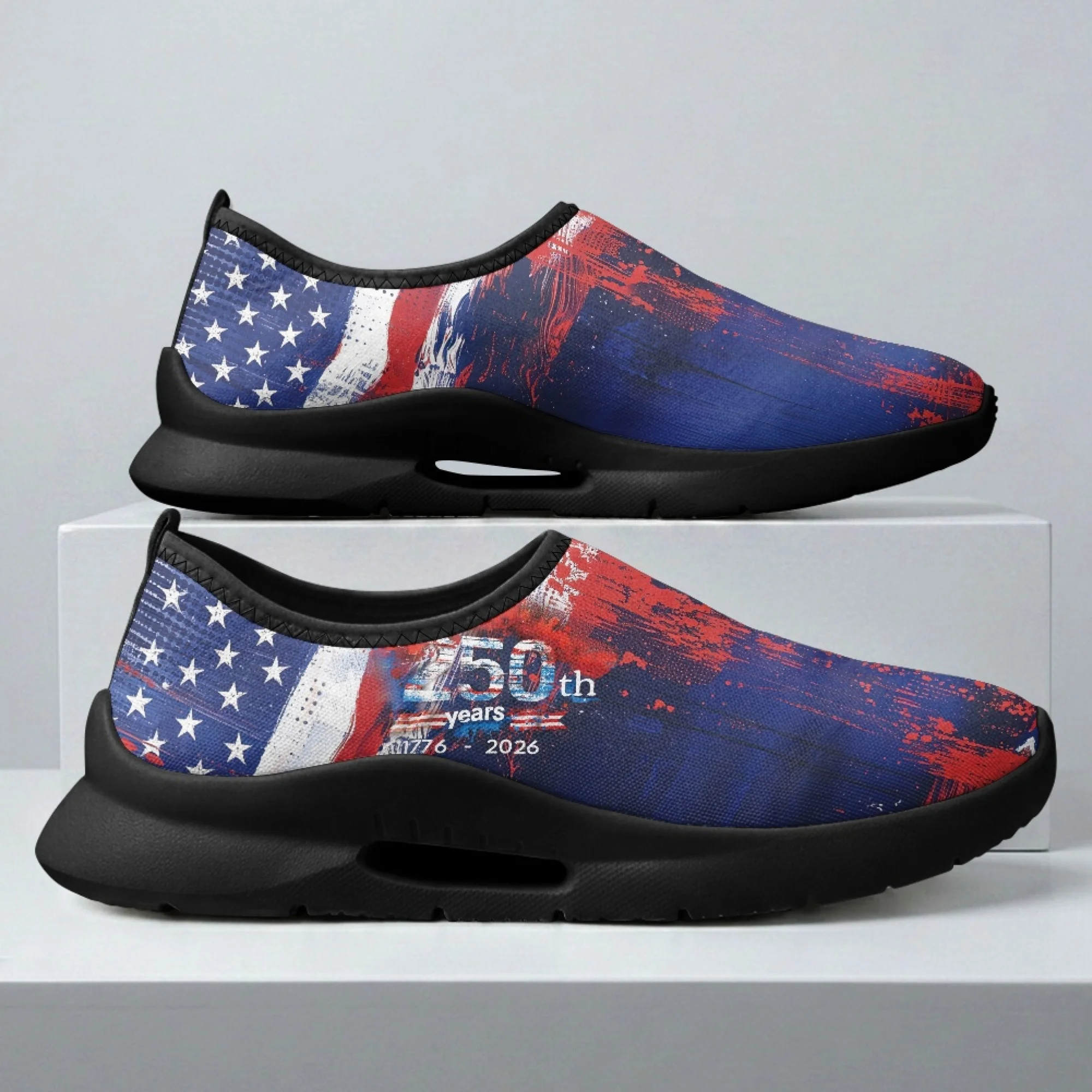 XIXIRIMIDO American Flag Mens Casual Shoes Slip On Walking Sneakers Womens Gym Workout Shoes Breathable Mesh Walking Sneakers
XIXIRIMIDO American Flag Mens Casual Shoes Slip On Walking Sneakers Womens Gym Workout Shoes Breathable Mesh Walking Sneakers