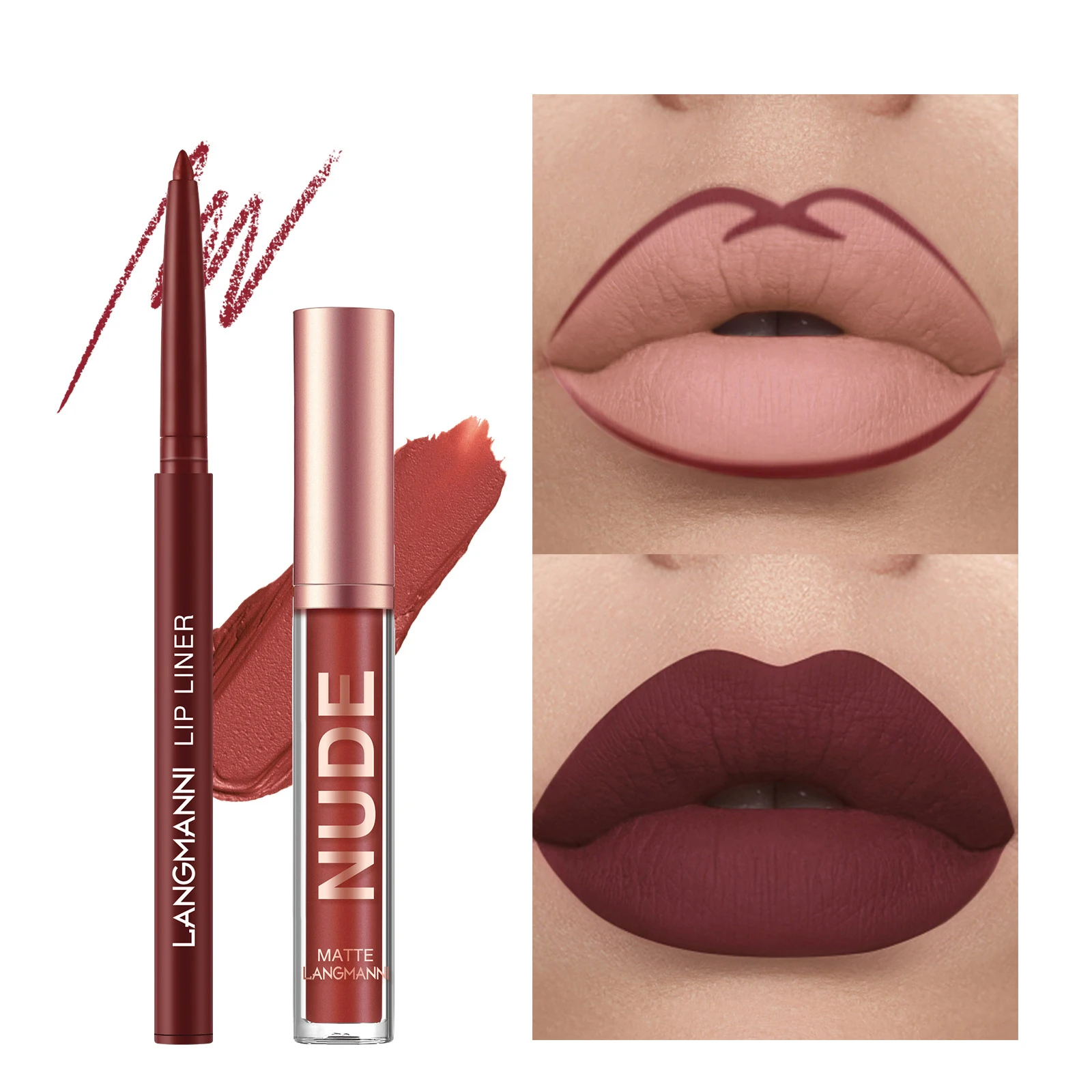Lip Liner Lip Gloss 12pcs Gift Set Soft Focus Matte Non-Stick Cup Locked Color Non-Removeable
Lip Liner Lip Gloss 12pcs Gift Set Soft Focus Matte Non-Stick Cup Locked Color Non-Removeable