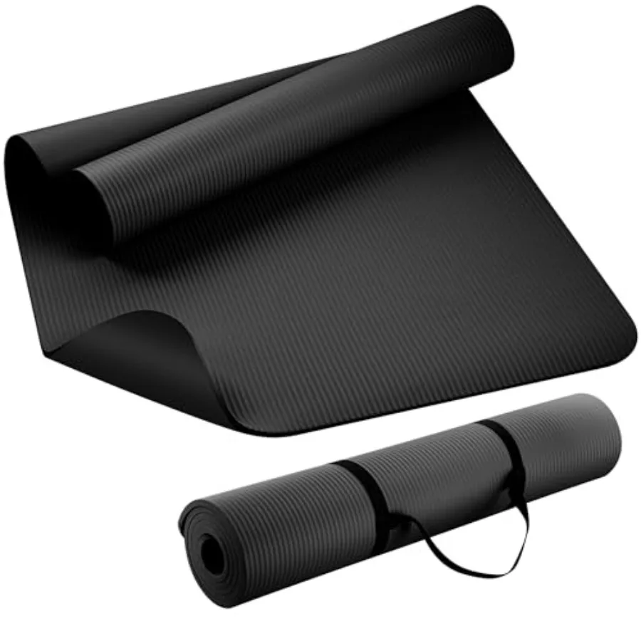 Extra Thick NBR Yoga Mat for Women and Men, 10mm Thick, 72"x24" Large Exercise Mat with Non-Slip Workout Mat for Yoga, Pilates,
Extra Thick NBR Yoga Mat for Women and Men, 10mm Thick, 72"x24" Large Exercise Mat with Non-Slip Workout Mat for Yoga, Pilates,