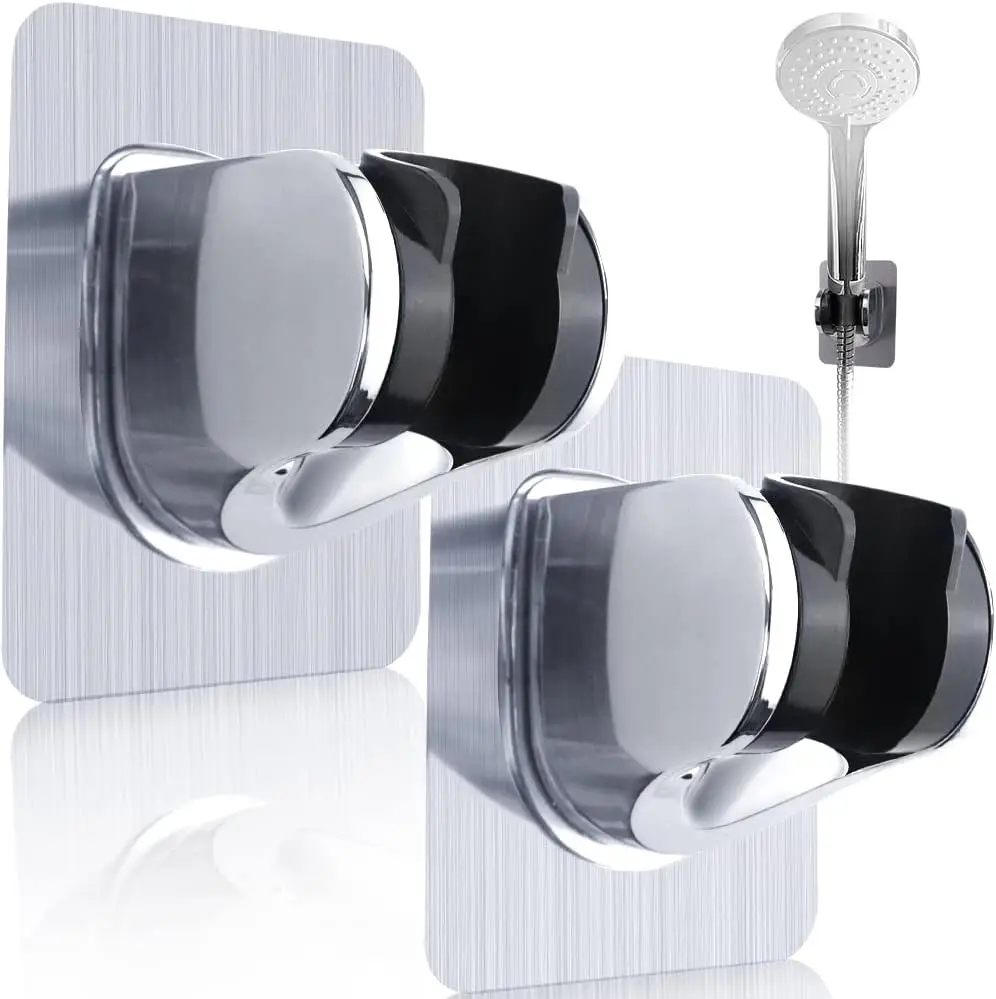 Adjustable Handheld Shower Head Holder with Strong Suction Cup, No Drill Adhesive Wall Mount for Shower Wand and Hose
Adjustable Handheld Shower Head Holder with Strong Suction Cup, No Drill Adhesive Wall Mount for Shower Wand and Hose