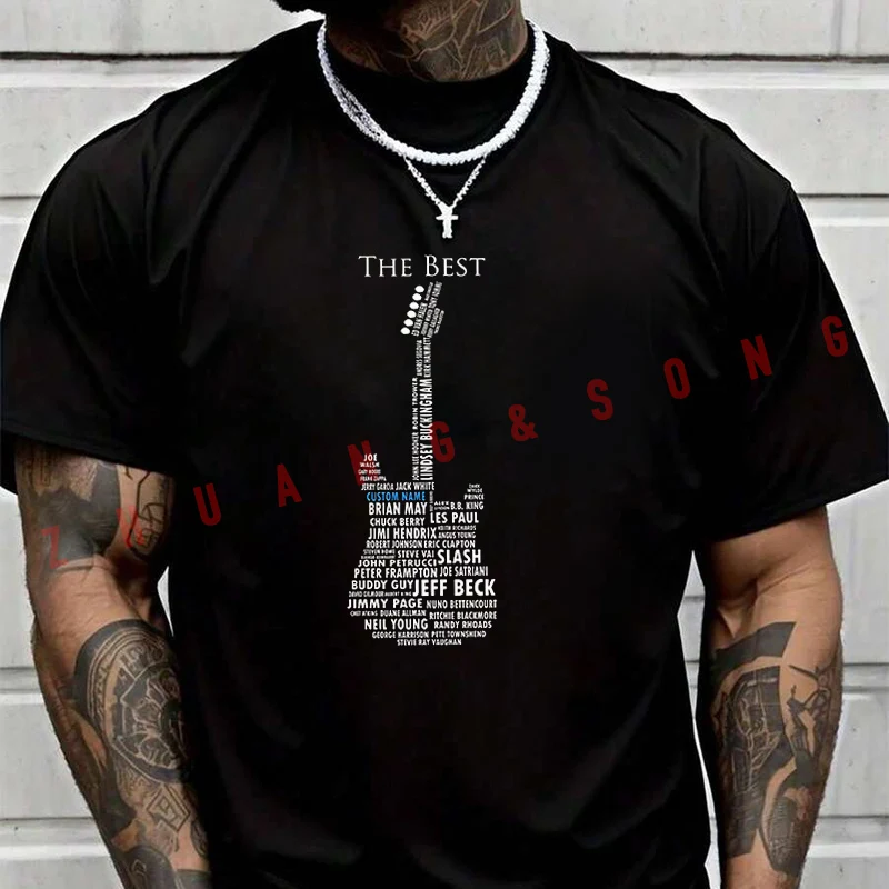 Men's Women Summer T-shirt Custom Guitar PrintTee Loose Short Sleeved Casual Basic TShirt Round Unisex Tops
Men's Women Summer T-shirt Custom Guitar PrintTee Loose Short Sleeved Casual Basic TShirt Round Unisex Tops