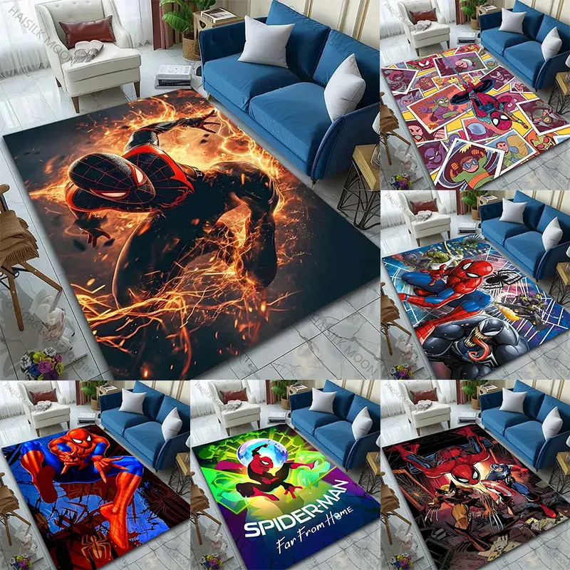 MINISO Movie Marvel Spider Man Print Carpet for Bed Room Decor Children Crawling Mat Living Room Area Rug Sofa Mat for Gift INS
MINISO Movie Marvel Spider Man Print Carpet for Bed Room Decor Children Crawling Mat Living Room Area Rug Sofa Mat for Gift INS