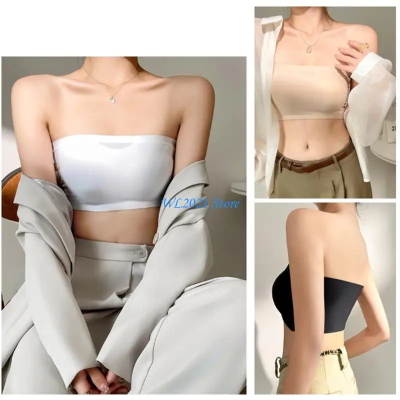 G5GC Women’s Anti-Slip Silicone Padded Bandeau Sports Tube Top Bra Strapless Wireless Bras Seamlesses Yoga Workout Bralette
G5GC Women’s Anti-Slip Silicone Padded Bandeau Sports Tube Top Bra Strapless Wireless Bras Seamlesses Yoga Workout Bralette