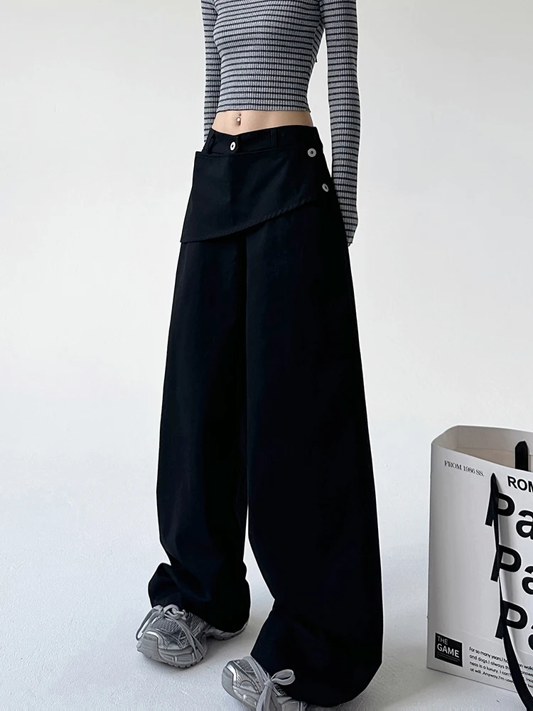 Dongda Gate Autumn Winter New Loose Women's Casual Pants High Waist Wide Leg Trousers Draping Slimming Effect Commute Style
Dongda Gate Autumn Winter New Loose Women's Casual Pants High Waist Wide Leg Trousers Draping Slimming Effect Commute Style