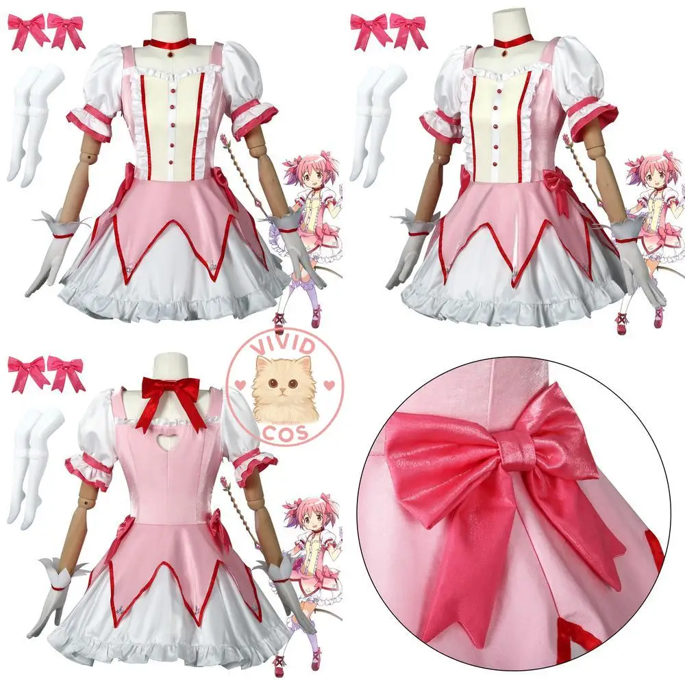 Puella Magi Madoka Magica Cosplay Costume Anime Madoka Kaname Cute Pink Lolita Dress Role Play Women Anime comic con Halloween
Puella Magi Madoka Magica Cosplay Costume Anime Madoka Kaname Cute Pink Lolita Dress Role Play Women Anime comic con Halloween