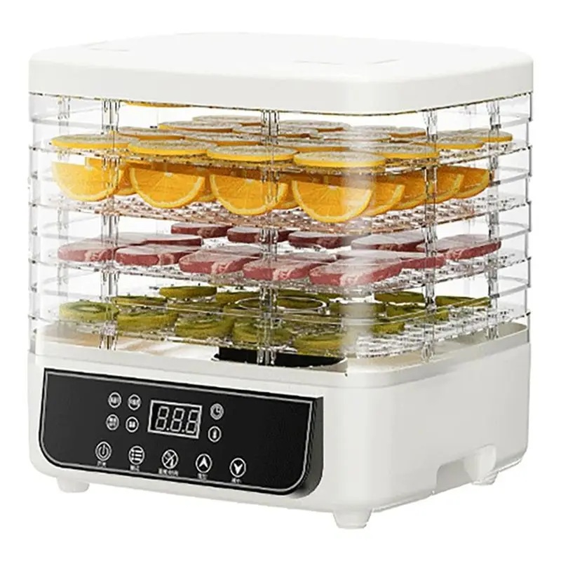 A24F-5-Tier Transparent Food Dehydrator With Adjustable Timer & Temperature For Drying Fruits Herbs Jerky
A24F-5-Tier Transparent Food Dehydrator With Adjustable Timer & Temperature For Drying Fruits Herbs Jerky