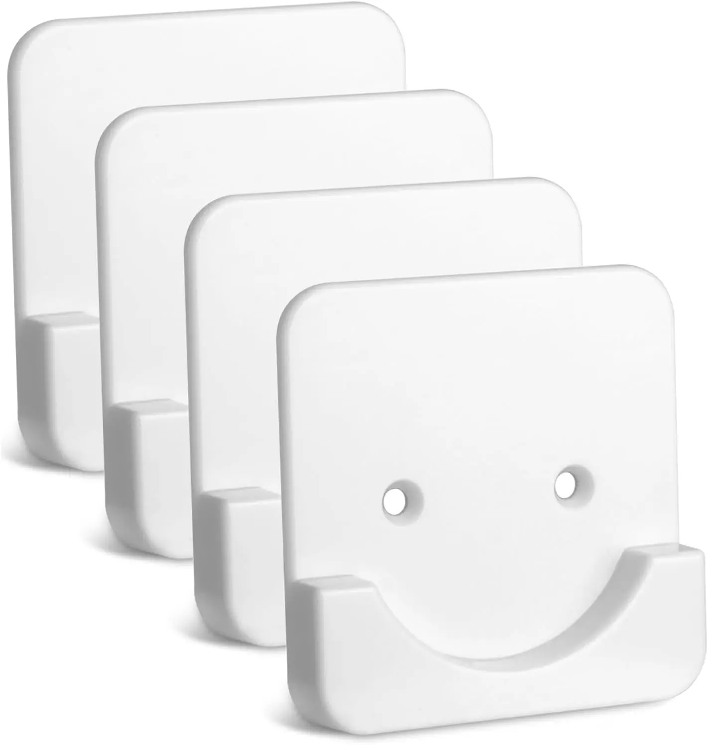 4 Pack Adhesive Shower Tension Rod Holder for Tile Wall Mount, No Drilling Stick On Shower Curtain Rod Retainer, White
4 Pack Adhesive Shower Tension Rod Holder for Tile Wall Mount, No Drilling Stick On Shower Curtain Rod Retainer, White