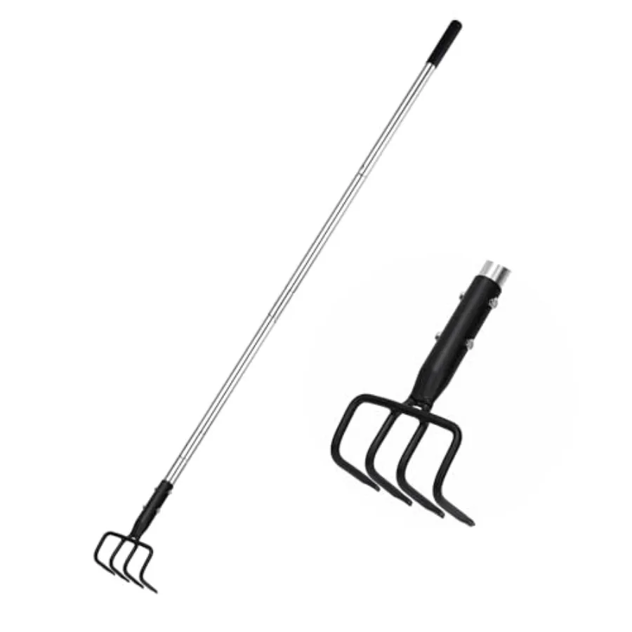 Long Hand Cultivator, Carbon Steel and Stainl Steel Tiller Cultivator, Garden Cultivator with Telescopic Handle and Soft Handle
Long Hand Cultivator, Carbon Steel and Stainl Steel Tiller Cultivator, Garden Cultivator with Telescopic Handle and Soft Handle