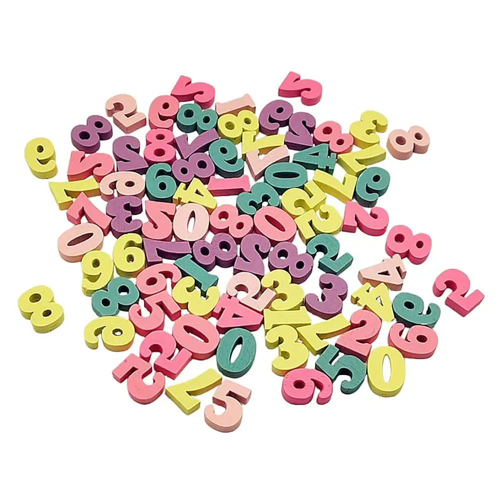 100 Pcs Wooden Number Ornament DIY Pieces Wood Chip Teaching Materials Montessori Diy Number Pieces Toys
100 Pcs Wooden Number Ornament DIY Pieces Wood Chip Teaching Materials Montessori Diy Number Pieces Toys