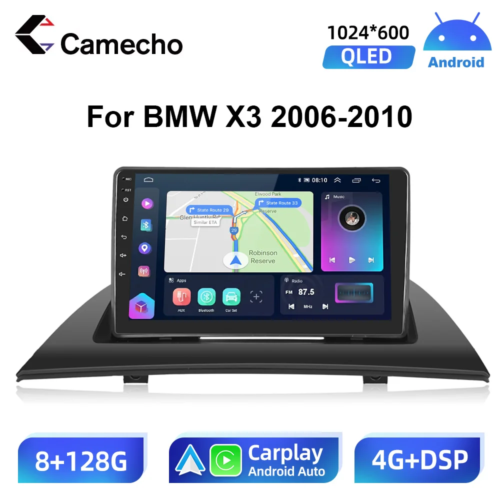 Автомагнитола Camecho, 9 дюймов, Android, 2Din, для BMW X3 2006-2010, автомобильное радио, стерео, мультимедийный видеоплеер, GPS, беспроводная Автомагнитола для Carplay
Автомагнитола Camecho, 9 дюймов, Android, 2Din, для BMW X3 2006-2010, автомобильное радио, стерео, мультимедийный видеоплеер, GPS, беспроводная Автомагнитола для Carplay