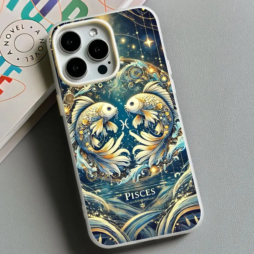 Zodiac Sign Pisces Phone Case for iPhone 17 16 15 14 13 12 11 Air Pro Max Plus Jelly Double layer White Cover
Zodiac Sign Pisces Phone Case for iPhone 17 16 15 14 13 12 11 Air Pro Max Plus Jelly Double layer White Cover