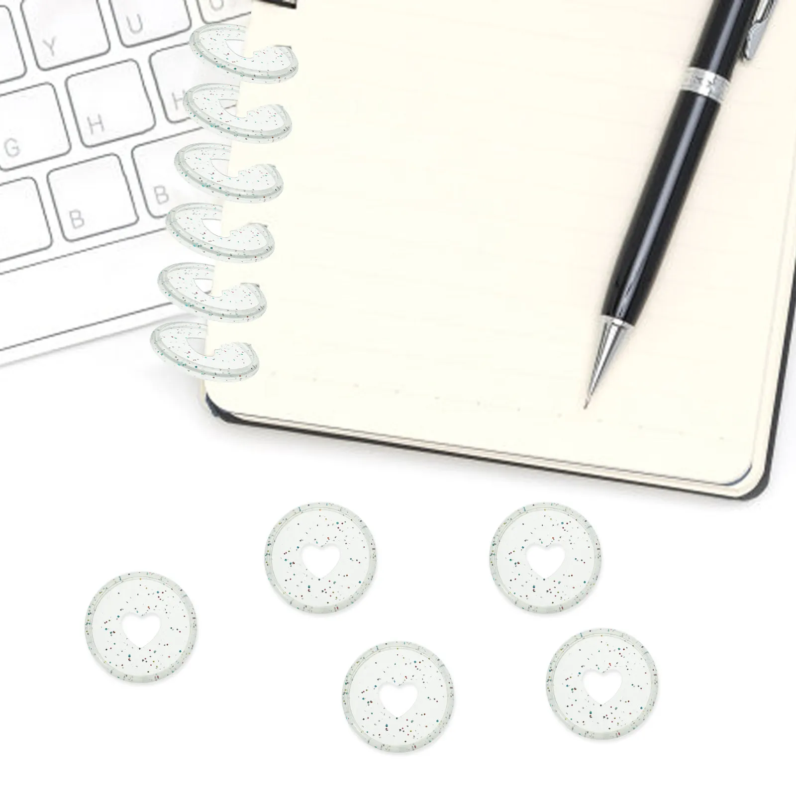 50Pcs Plastic Binder Discs Discbound Discs Round Binding Buckles for Notebook Planner Diary Loose-Leaf Paper Fast Neat Binding
50Pcs Plastic Binder Discs Discbound Discs Round Binding Buckles for Notebook Planner Diary Loose-Leaf Paper Fast Neat Binding