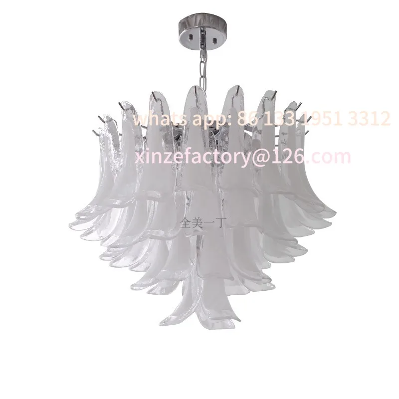 Customizable French retro glass chandelier light luxury duplex stair chandelier
Customizable French retro glass chandelier light luxury duplex stair chandelier
