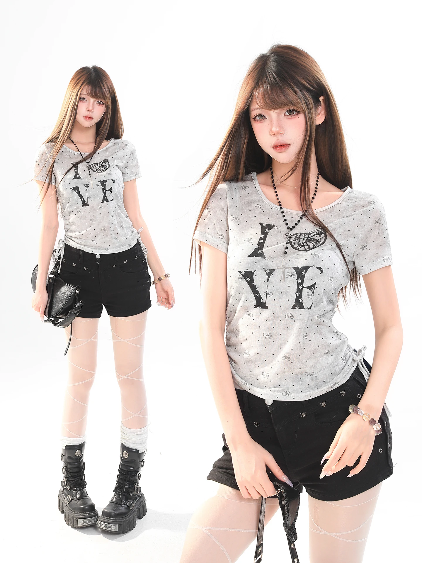 Retro American Letter Print Short Sleeve T-Shirt Women's Summer Slimming Sexy Girl Style Short Top Fashionable Versatile
Retro American Letter Print Short Sleeve T-Shirt Women's Summer Slimming Sexy Girl Style Short Top Fashionable Versatile