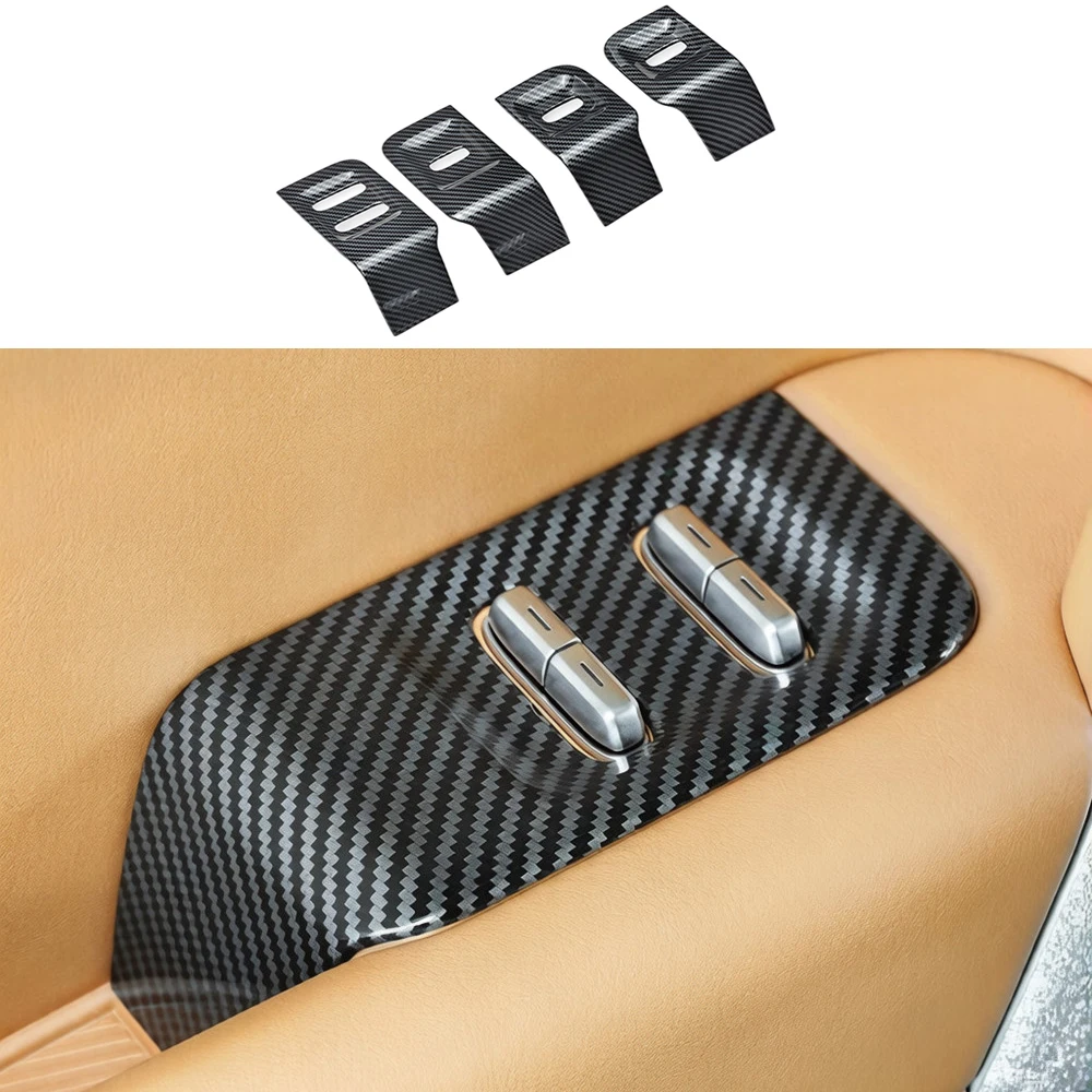 Carbon Fiber Color Door Glass Switch Panel Fit for Chery iCAR V27 Car Lift Button Handle Frame Interior Modification Accessories
Carbon Fiber Color Door Glass Switch Panel Fit for Chery iCAR V27 Car Lift Button Handle Frame Interior Modification Accessories