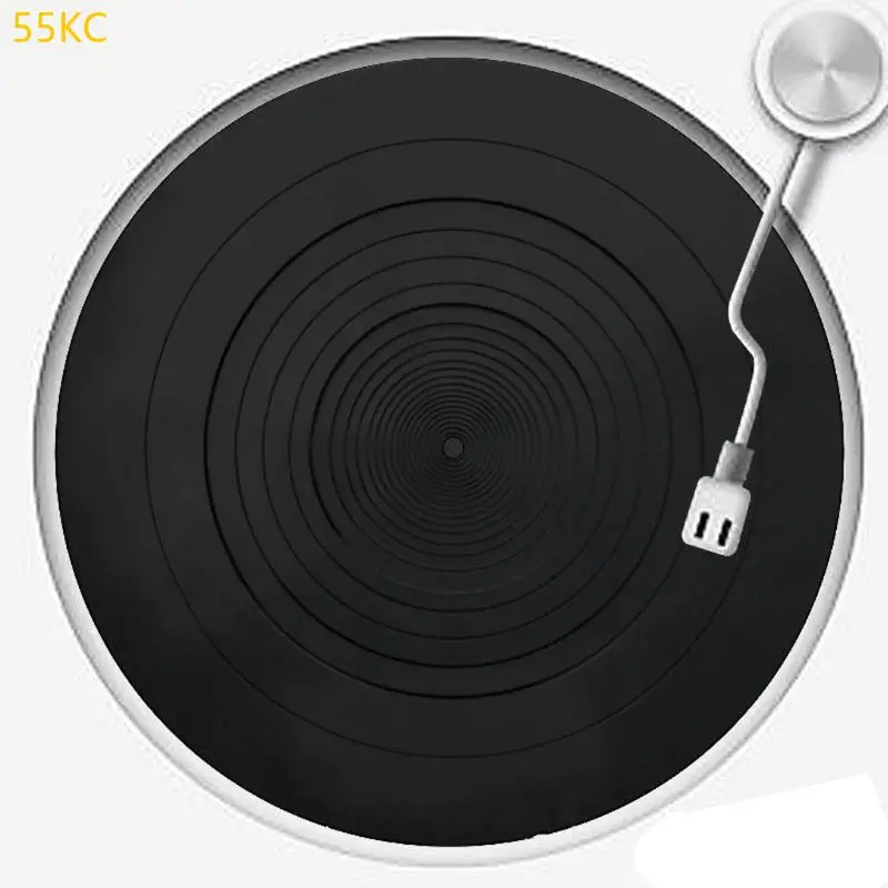 55KC 12" Turntable Platter Mat Rubber Silicone Pad for All for LP Vinyl Record Player
55KC 12" Turntable Platter Mat Rubber Silicone Pad for All for LP Vinyl Record Player