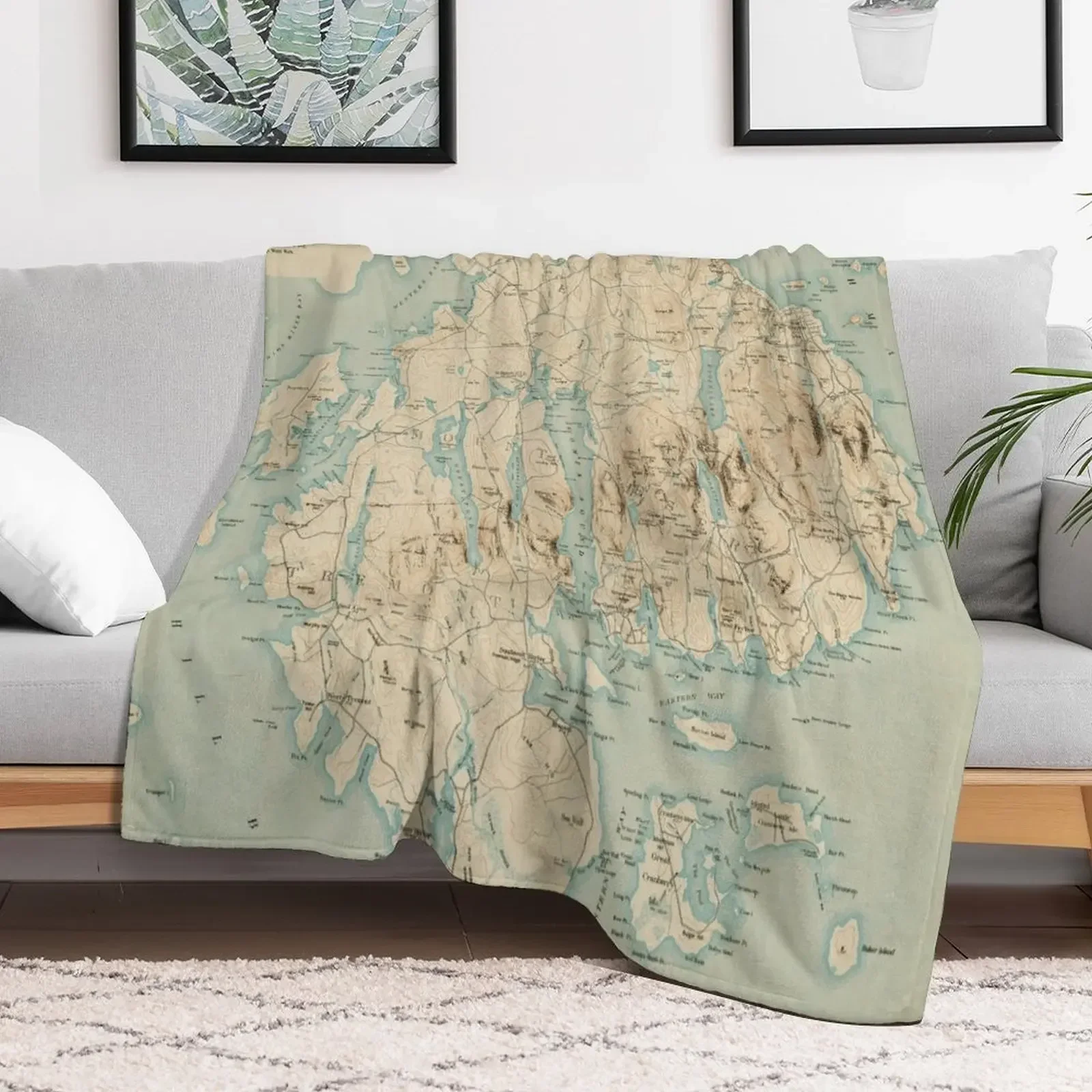 Vintage Map of Mount Desert Island ME (1901) Throw Blanket Personalized Gift Moving valentine gift ideas Furrys Blankets
Vintage Map of Mount Desert Island ME (1901) Throw Blanket Personalized Gift Moving valentine gift ideas Furrys Blankets