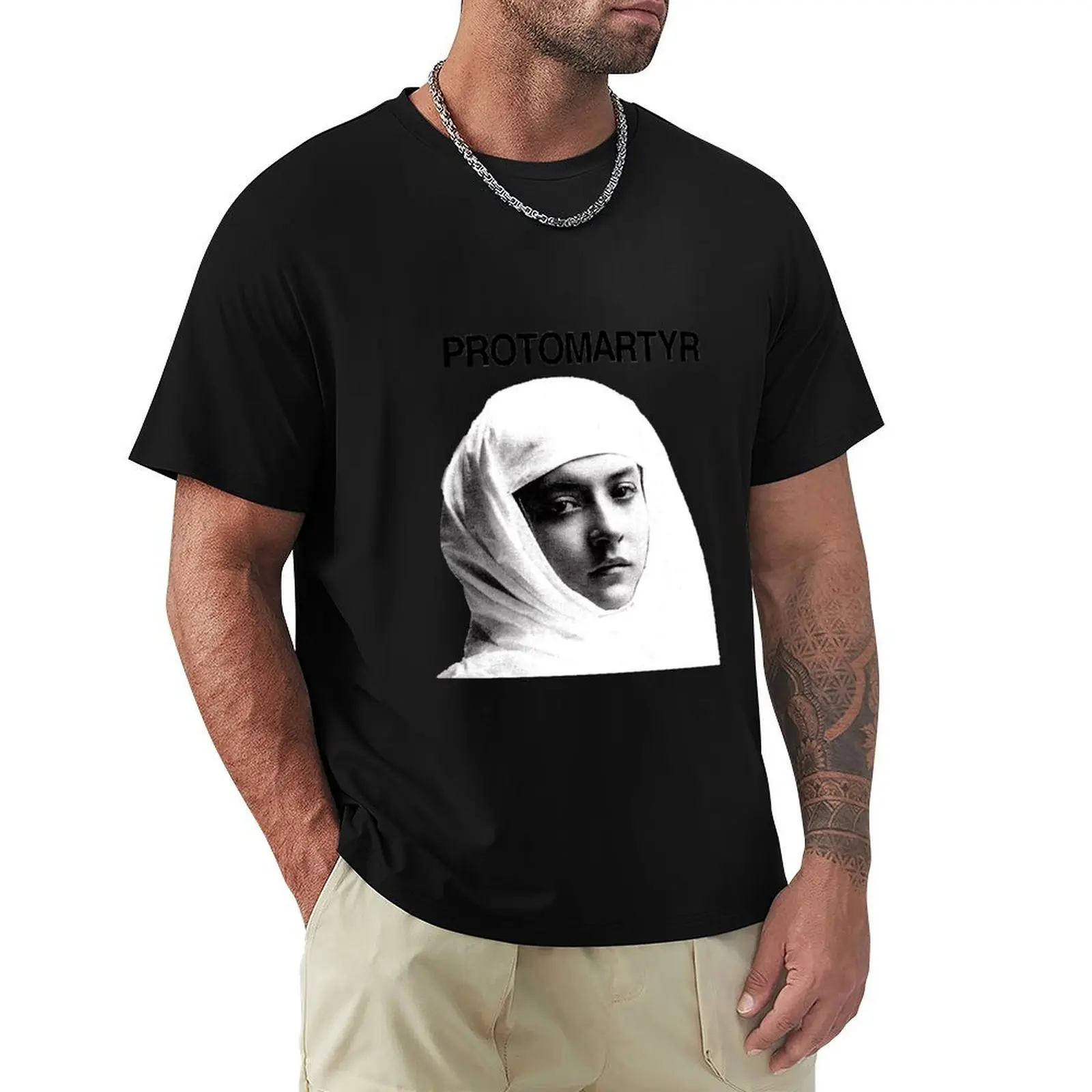 Protomartyr T-Shirt Basic Regular Fit Casual T-Shirt
Protomartyr T-Shirt Basic Regular Fit Casual T-Shirt