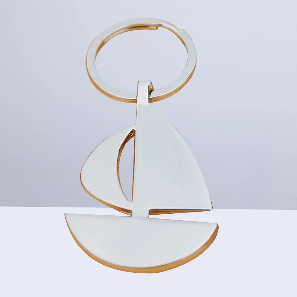 Finely Crafted Keychain Metal Creative Gift Convenient Keyring Sailing Boat Design
Finely Crafted Keychain Metal Creative Gift Convenient Keyring Sailing Boat Design