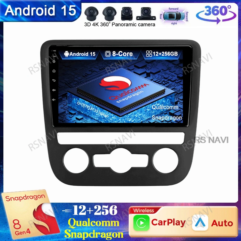 Car Radio Android 15 For Volkswagen Scirocco 2008-2013 Autoradio Stereo DSP NO 2DIN Head Unit Qualcomm Wireless 360 Camera IPS
Car Radio Android 15 For Volkswagen Scirocco 2008-2013 Autoradio Stereo DSP NO 2DIN Head Unit Qualcomm Wireless 360 Camera IPS
