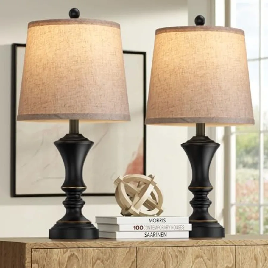 Retro Table Lamps Set of 2, Nightstand Lamp for Bedroom Vintage Rustic Table Lamps for Living Room Traditional Nightstand Bedsi
Retro Table Lamps Set of 2, Nightstand Lamp for Bedroom Vintage Rustic Table Lamps for Living Room Traditional Nightstand Bedsi