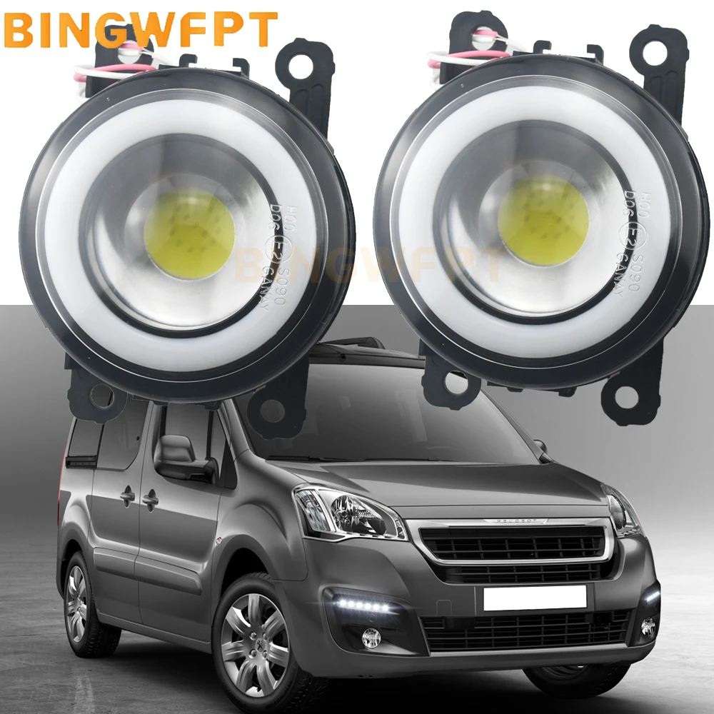 2x Car Front Fog Lamps Angel Eye Fog Light LED Lens Fog Driving Lamp DRL 12V H11 for Peugeot Partner Tepee 2016 2017 2018
2x Car Front Fog Lamps Angel Eye Fog Light LED Lens Fog Driving Lamp DRL 12V H11 for Peugeot Partner Tepee 2016 2017 2018
