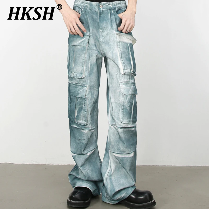 HKSH Spring Autumn New Men's Tide Y2K American High Street Style Chic Ink Tie Dyed Jeans Loose Straight Denim Pants Ins HK5446
HKSH Spring Autumn New Men's Tide Y2K American High Street Style Chic Ink Tie Dyed Jeans Loose Straight Denim Pants Ins HK5446