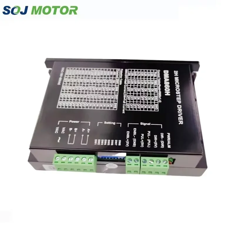 2H MA860H DSP Digital Stepper Motor Driver with Fan 57/86 Micro Stepper Driver DC 24V 100W CE Certified
2H MA860H DSP Digital Stepper Motor Driver with Fan 57/86 Micro Stepper Driver DC 24V 100W CE Certified