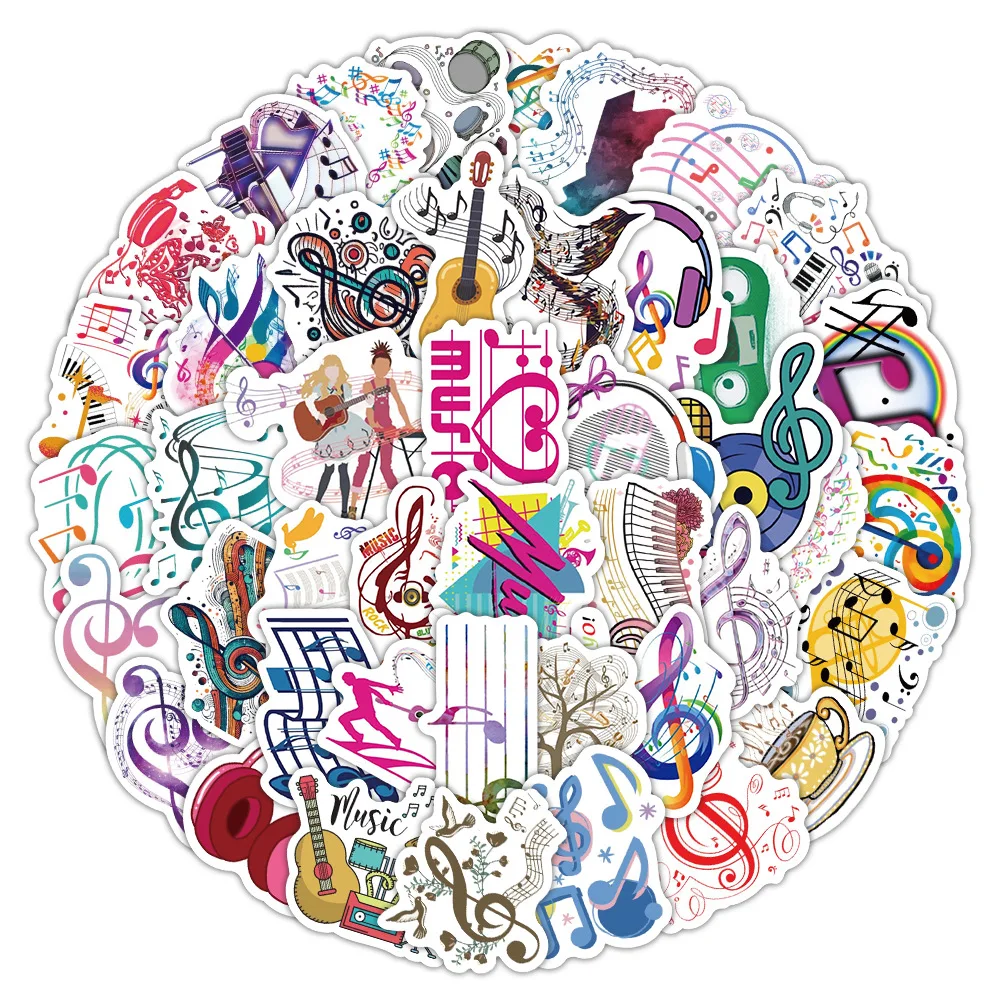 10/60PCS Funny Musical Note Graffiti Stickers Cartoon Decal DIY Scrapbooking Laptop Guitar Suitcase Skateboard Children's Toy
10/60PCS Funny Musical Note Graffiti Stickers Cartoon Decal DIY Scrapbooking Laptop Guitar Suitcase Skateboard Children's Toy