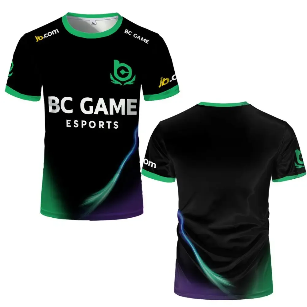 New CS2 BC.Game Esports Jersey S1mple Pro League Player Training Uniform Unisex Customizable ID Breathable E-sports Fan T-shirt
New CS2 BC.Game Esports Jersey S1mple Pro League Player Training Uniform Unisex Customizable ID Breathable E-sports Fan T-shirt